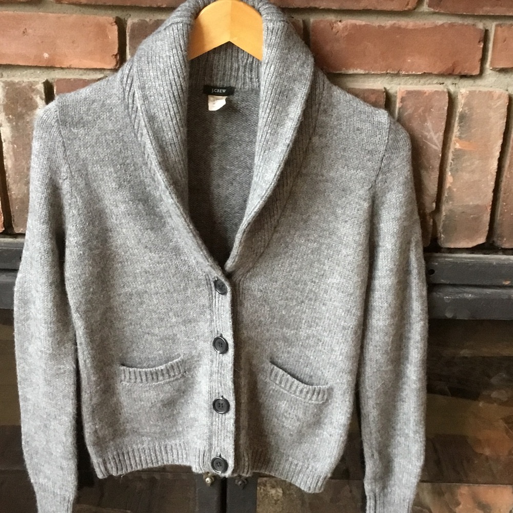 J. Crew Gray Women's Cardigan Sweater